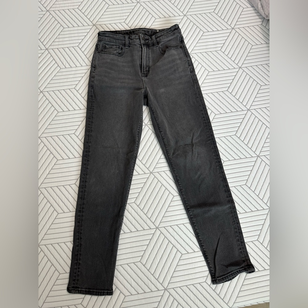 Dark Gray Skinny Jeans American Eagle